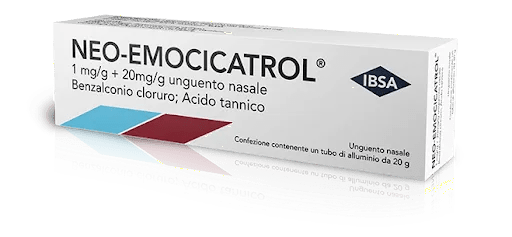 Neo-Emocicatrol 1mg/g + 20 mg/g Unguento Nasale 20 g