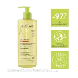 A-Derma Exomega Control Huile Lavante Émolliente Anti-Grattage 500ml