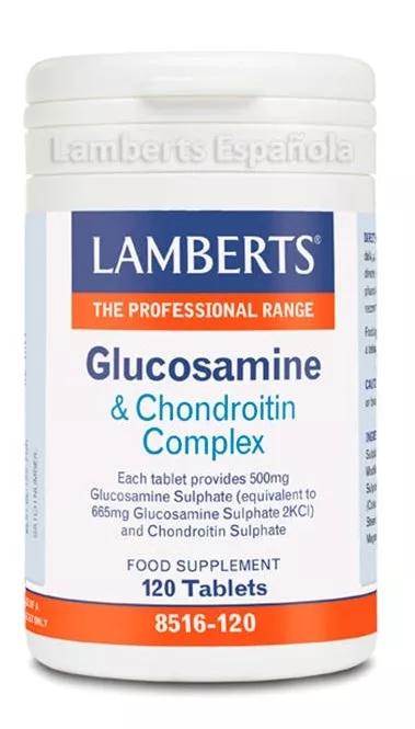 Lamberts Complejo de Glucosamina y Condroitina 120 Comprimidos