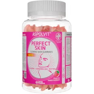 Aspolvit Perfect Skin Raspberry Flavor 60 Gummies