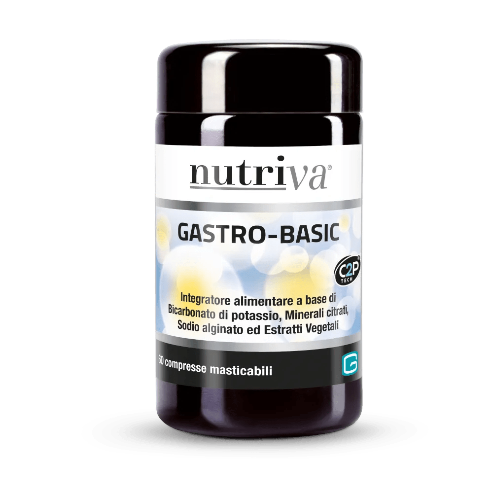 Nutriva Gastro-Basic Integratore Acidità Gastrica 60 Compresse