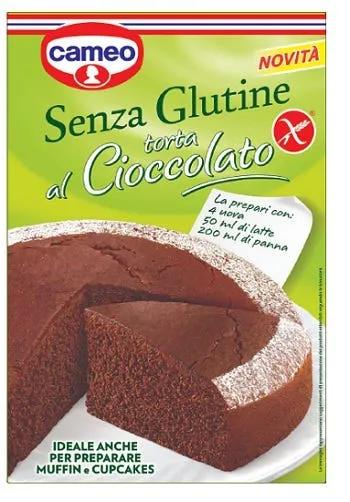 Cameo Senza Glutine Preparato Torta Al Cioccolato 374 g