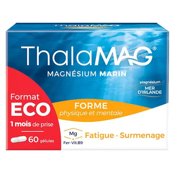 Thalamag Marine Magnesium Physical & Mental Fitness 60 capsules