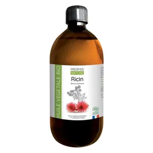Olio di ricino biologico per aromaterapia e fitoterapia Propos' Nature 500ml