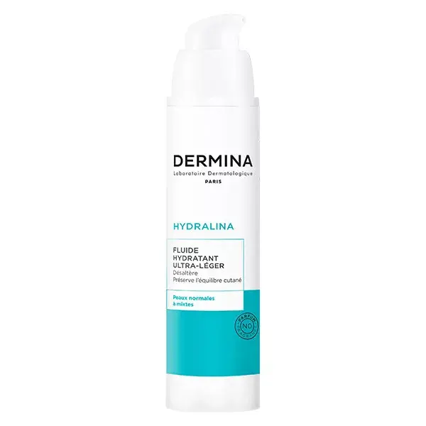 Dermina Hydralina Fluide Hydratant Ultra-Léger 50ml