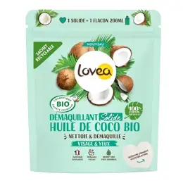 Lovea - Démaquillant Solide - Huile De Coco Bio - Yeux Sensibles 50g