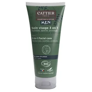 Cattier Men Viso Uomo 3 in 1 Bio 50ml