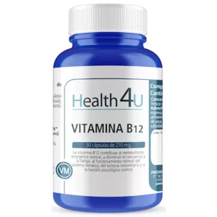 H4U Vitamin B12 30 Capsules
