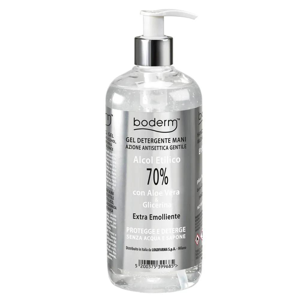 Boderm Gel Detergente Mani Azione Antisettica 70% Dispencer Premium 500 ml