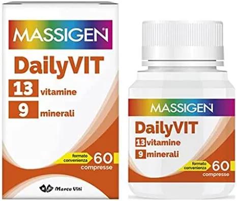 Massigen Dailyvit Integratore Multivitaminico Multiminerale 60 Compresse