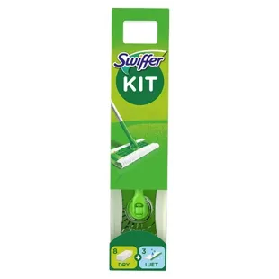 Swiffer Mop Kit + 8 trockene Nachfüllpackungen + 3 feuchte Nachfüllpackungen