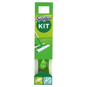 Swiffer Kit Mopa + 8 Recambios Secos + 3 Recambios Húmedos - Atida
