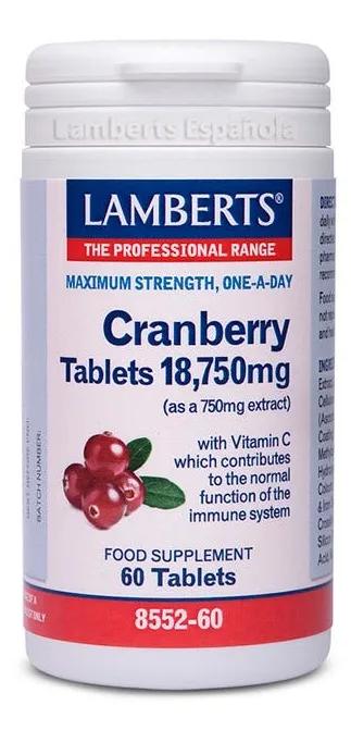 Mirtillo rosso Lamberts 18,750 mg 60 compresse