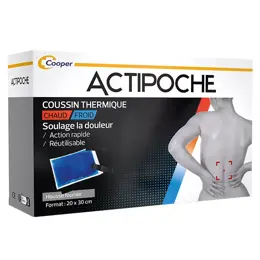 Actipoche Coussin Thermique Contractures Musculaires Grand Modèle Gel