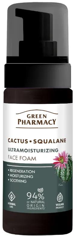 Mousse visage au cactus et au squalène de Green Pharmacy 150 ml