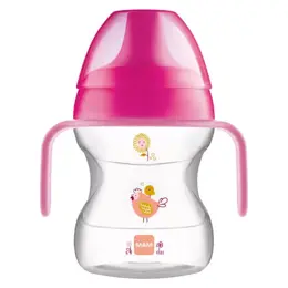 MAM Repas Tasse d'Aprentissage +6m Poule Rose 190ml