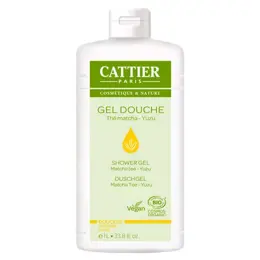 Cattier Gel Douche Thé Matcha Yuzu Bio 1L