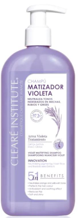 Clearé Institute Shampooing Tonique à la Violette 400 ml