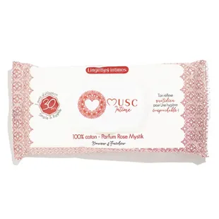 Musc Intime Rose Mystik - le incantevoli salviette intime 30 unità