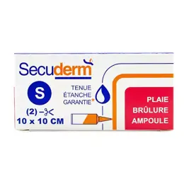 Secuderm Taille S  pansement secondaire 100% étanche - 10*10cm