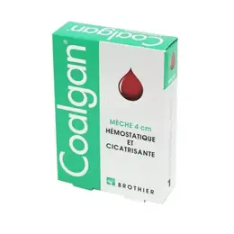 Coalgan Ouate Hémostatique Lot de 4 x 5 sachets