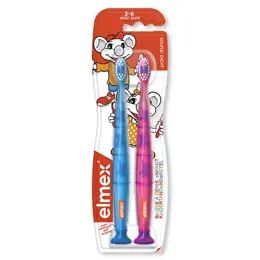 Elmex Brosse à Dents Enfant 3-6 ans Lot de 2