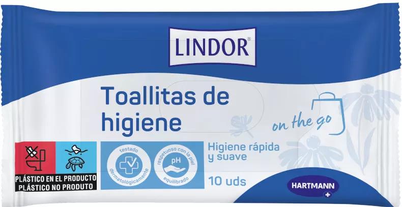 Lindor Lingettes de voyage 10 unités