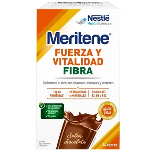 Meritene Strength and Vitality Fiber Chocolate 14 Sachets