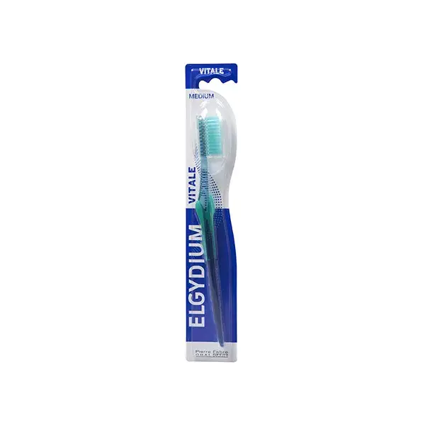 Cepillo dental ELGYDIUM cepillo mediano color Vitale