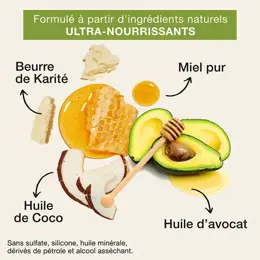 Creme of Nature Pure Honey Hair Food Avocado Crème coiffante 326ml