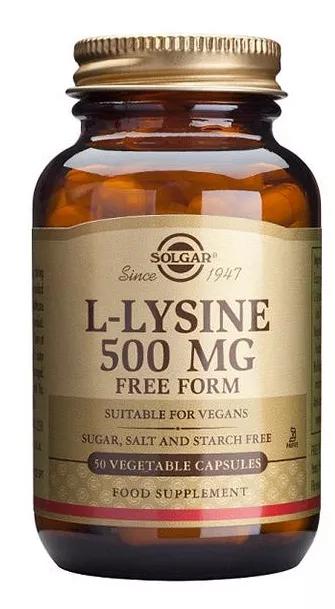 Solgar L-Lisina 500 mg 50 cápsulas
