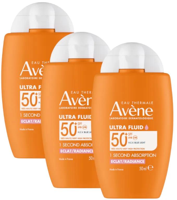 Avène Ultra Fluid Radiance SPF50+ 3x50 ml