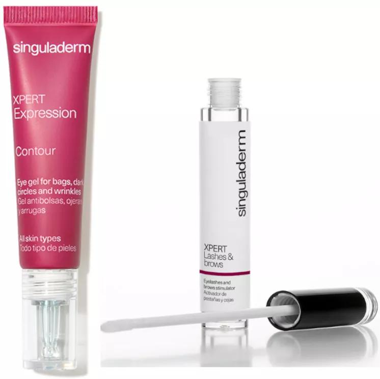 Singuladerm Xpert Cils & Sourcils 4 ml + Contour des Yeux 15 ml