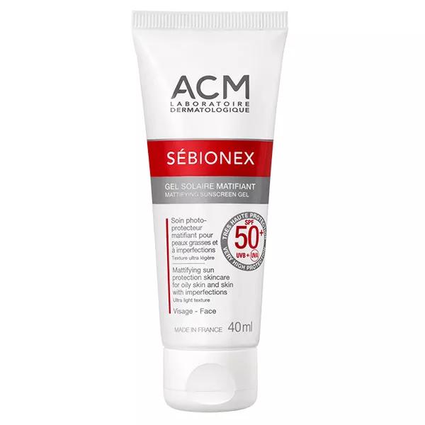 ACM Sébionex Gel Solaire Matifiant SPF50+ 40ml