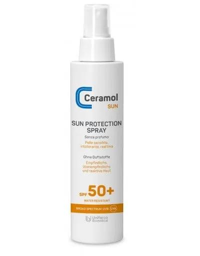 Ceramol Sun Spray Solare SPF 50+ Senza Profumo 150 ml