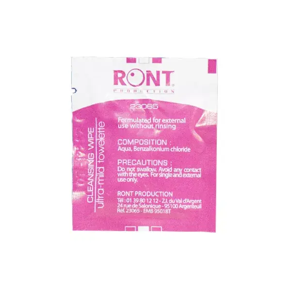 Ront Intimate Body Cleaner x1 wipe