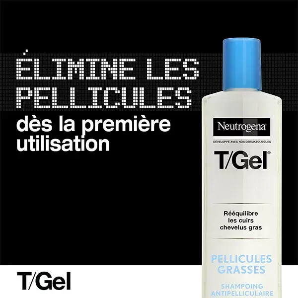 Neutrogena® T/Gel® Shampoing Pellicules Grasses 250ml