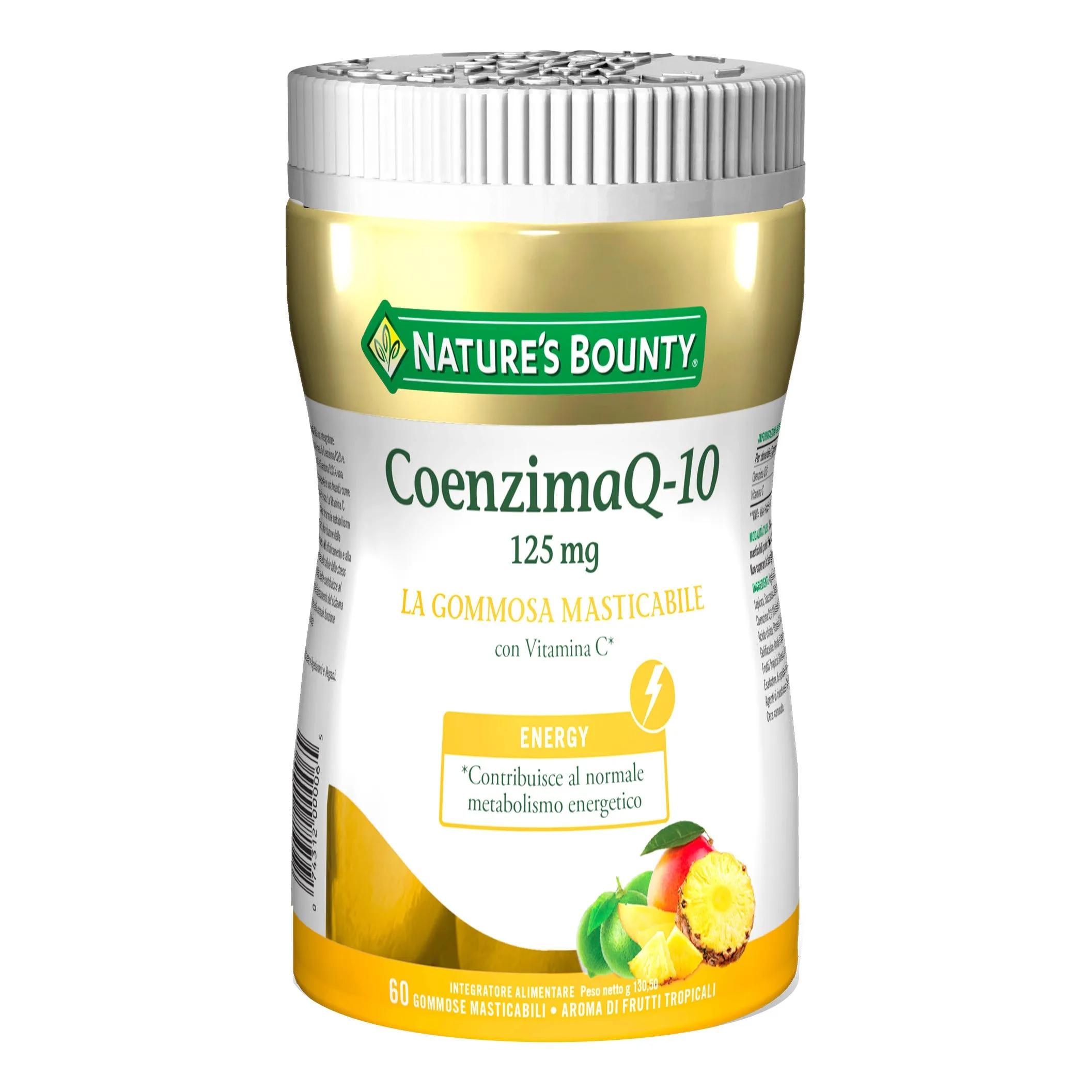 Nature’s Bounty Coenzima Q10 Integratore 60 Gommose Masticabili