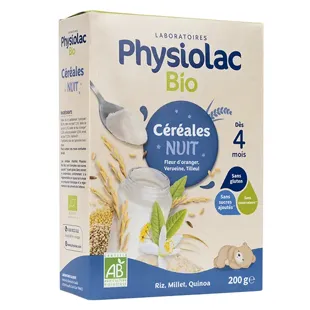 Physiolac Bio Night Cereal 4M+ 200g