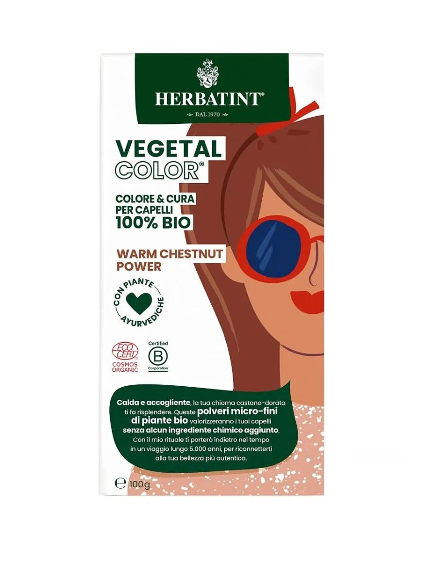 Herbatint Vegetal Color Warm Chestnu Power Castano Caldo 100g