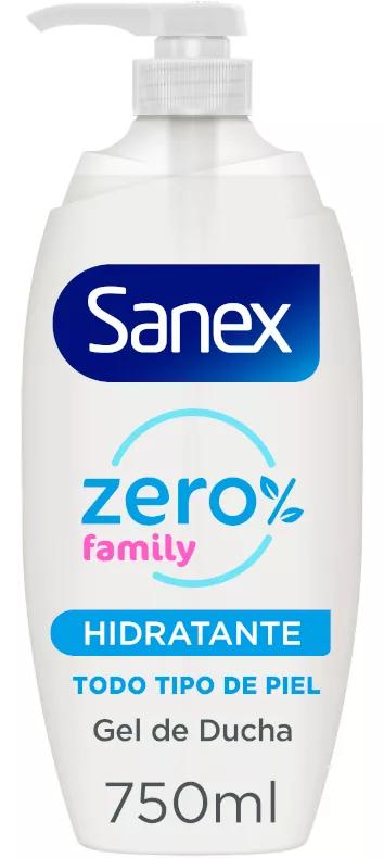 Sanex Zero% Gel de Ducha Familia 750 ml