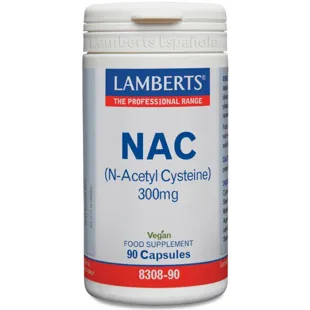 Lamberts NAC (N-Acetyl Cysteine) 300 mg 90 Capsules