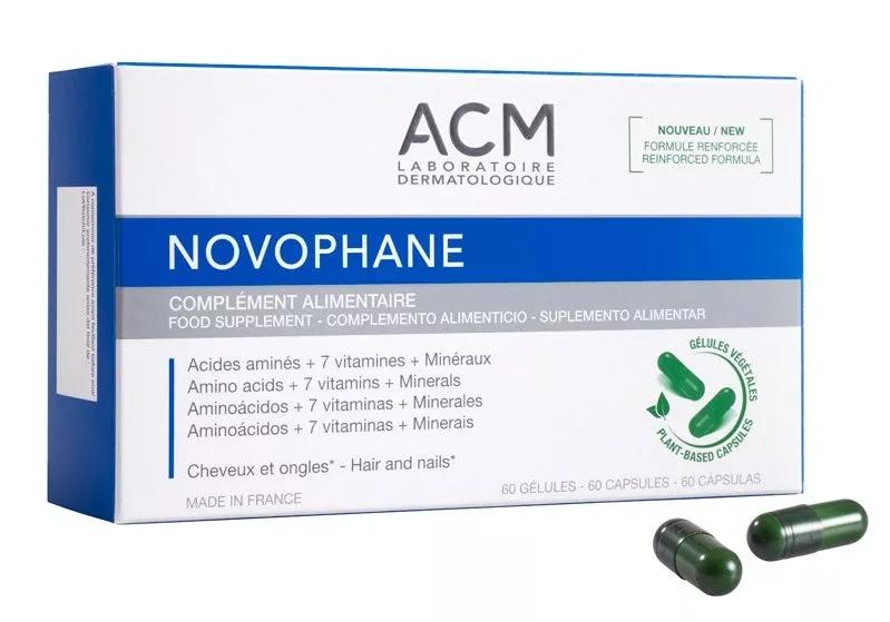 Perte de cheveux Novophane ACM 60 gelules