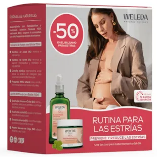 Weleda Mum Dúo Rutina de Masaje para Estrías