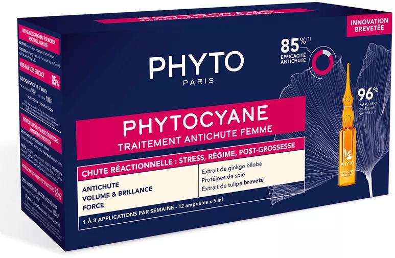 Phyto Phytocyane Tratamiento Anticaída Mujer Caída Reaccional