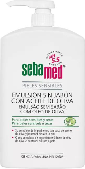 Sebamed-Emulsion ohne Seife mit Olivenöl 1 Liter