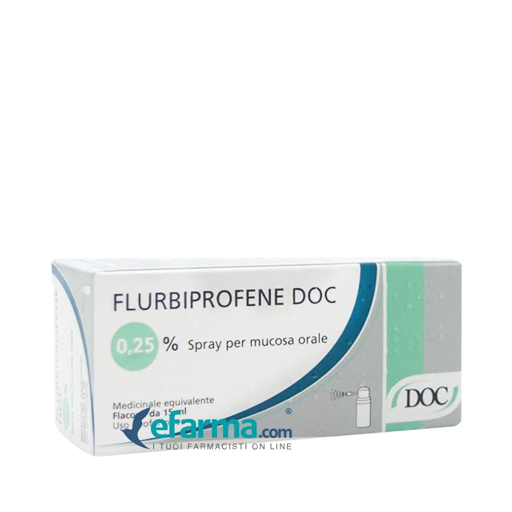 Flurbiprofene Doc Spray Orale 0,25% 15 ml