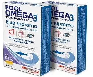 Pool Omega3 Blue Supremo Integratore di Acidi Grassi 30 Perle