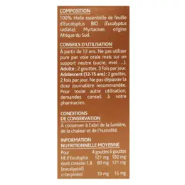 Arko Essentiel Huile Essentielle Bio Eucalyptus Radiata N°8 10ml