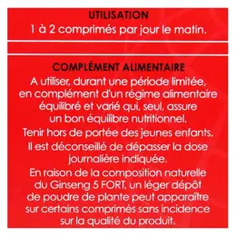 Nutrigée Ginseng 5 Fort 60 comprimés